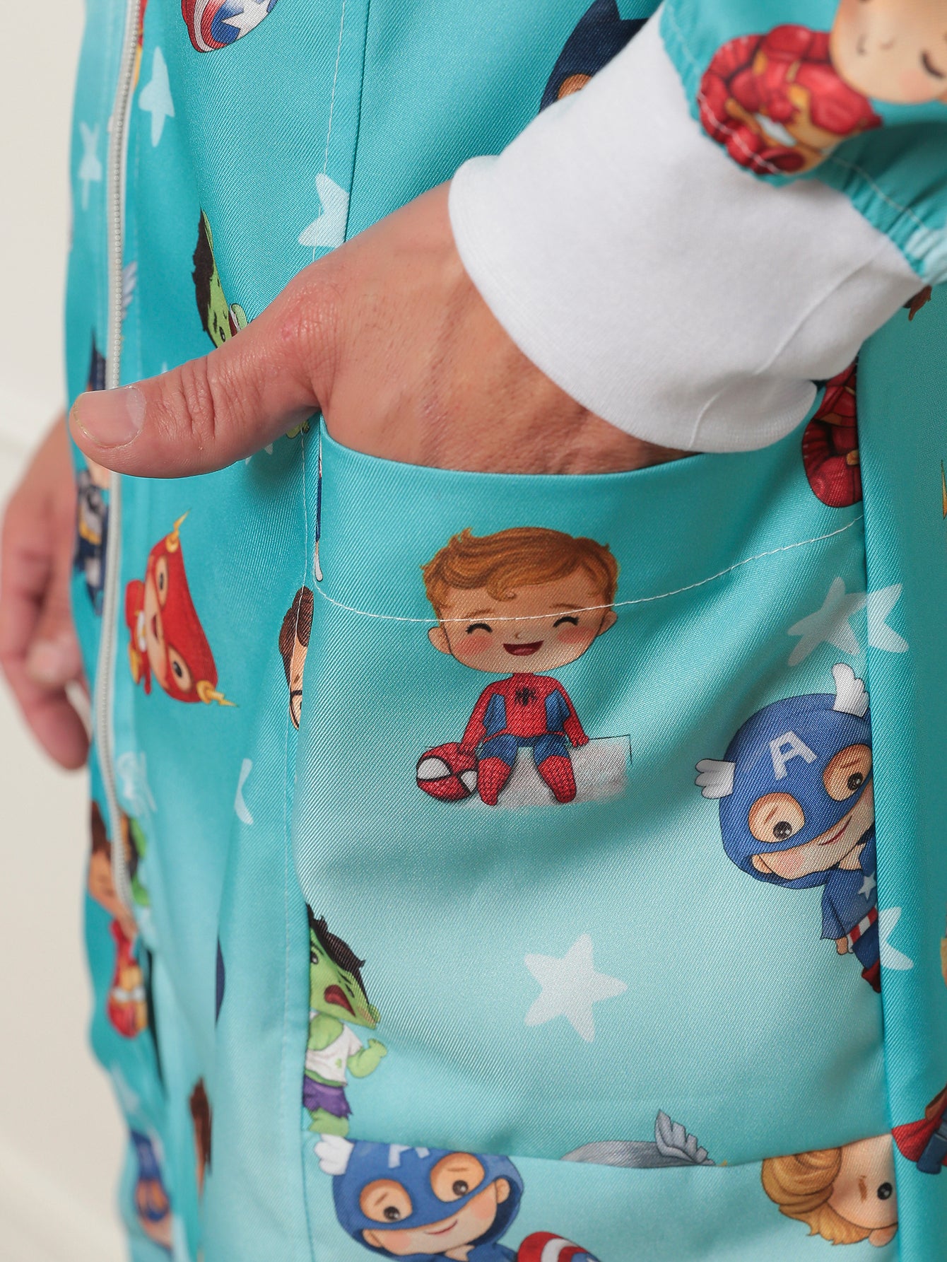 Jaleco Masculino Super Herois