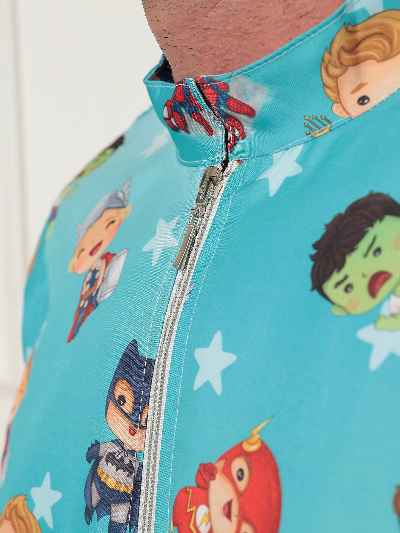 Jaleco Masculino Super Herois