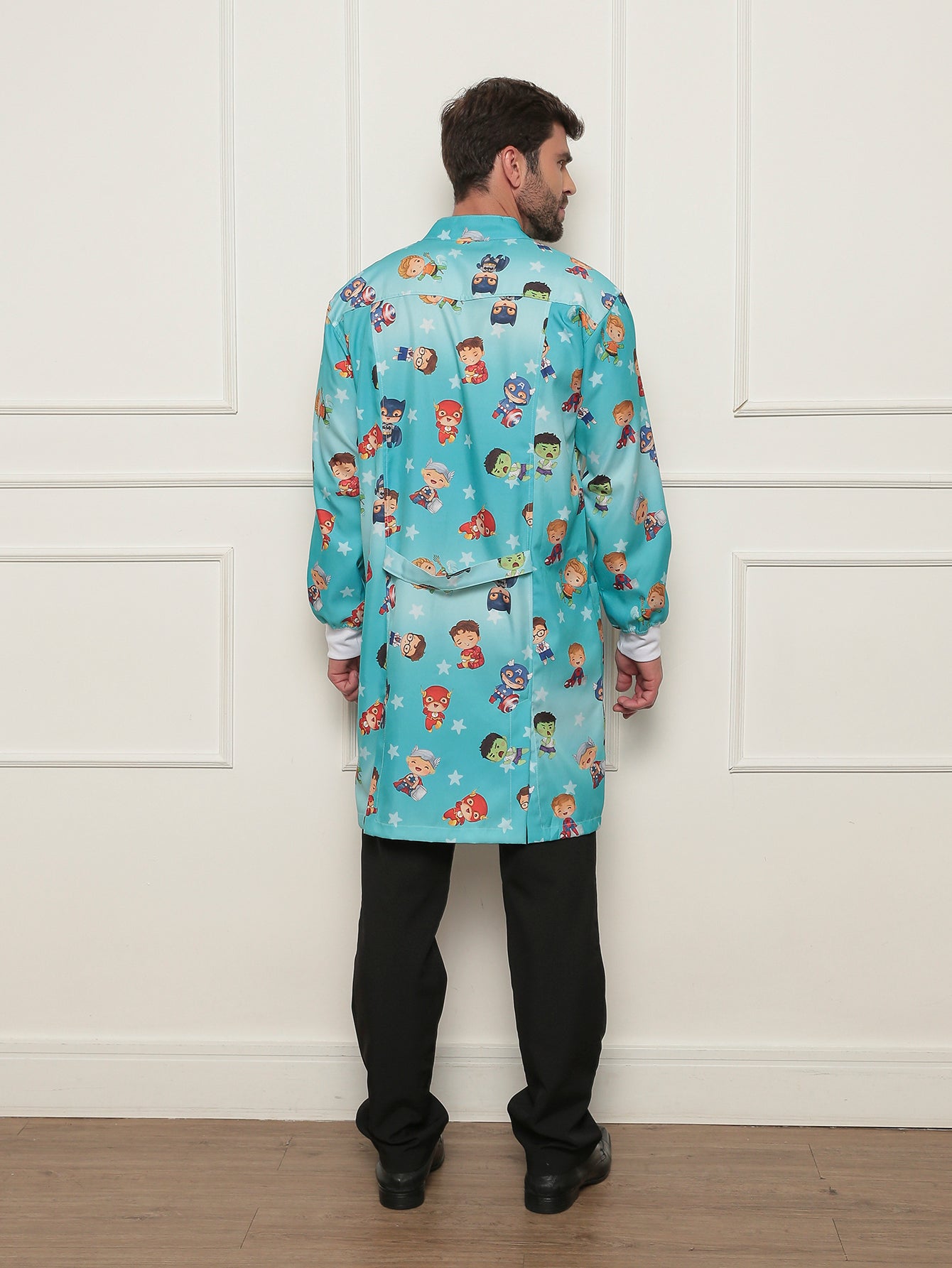 Jaleco Masculino Super Herois