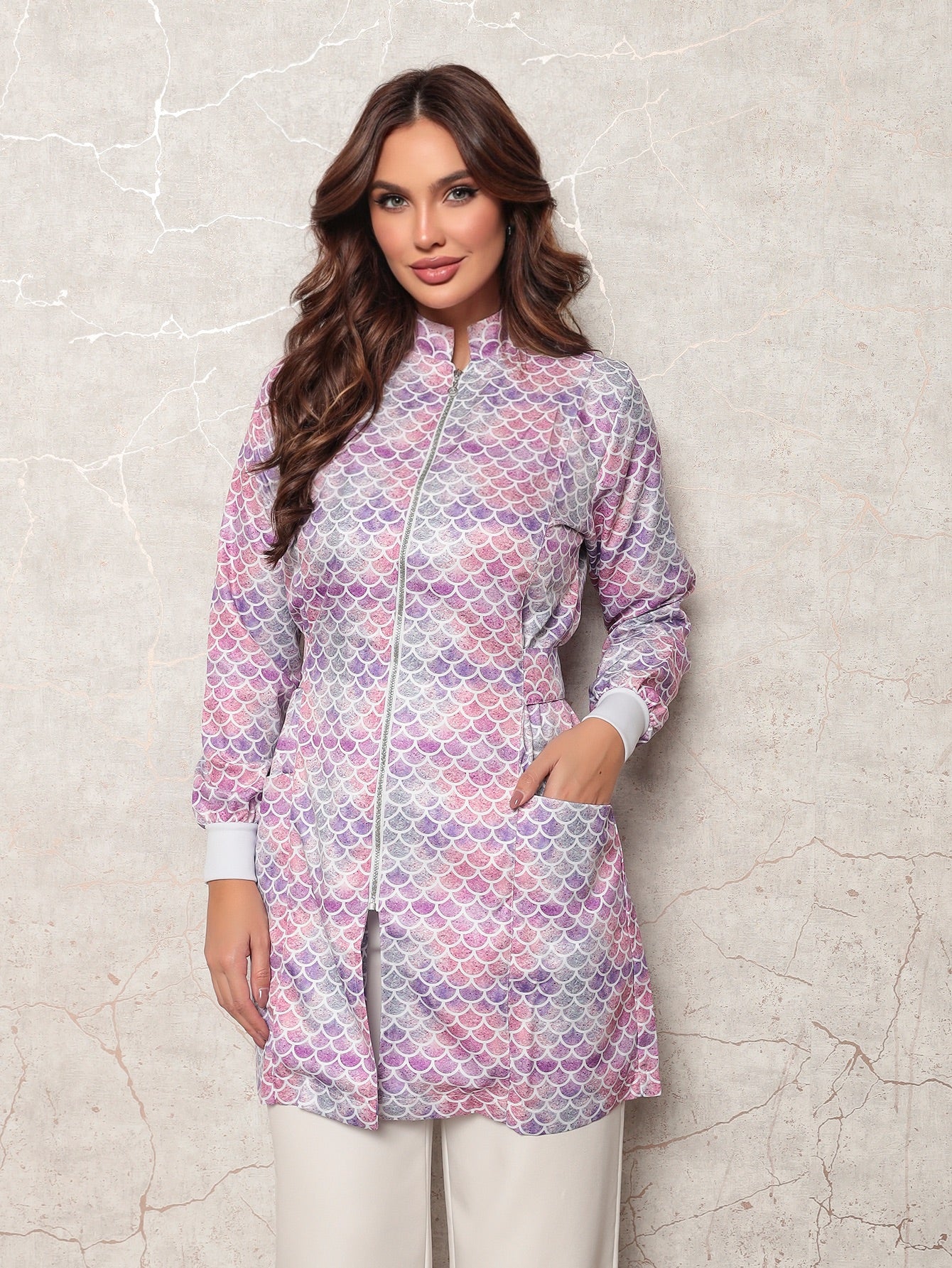 Jaleco Escamas Sereia