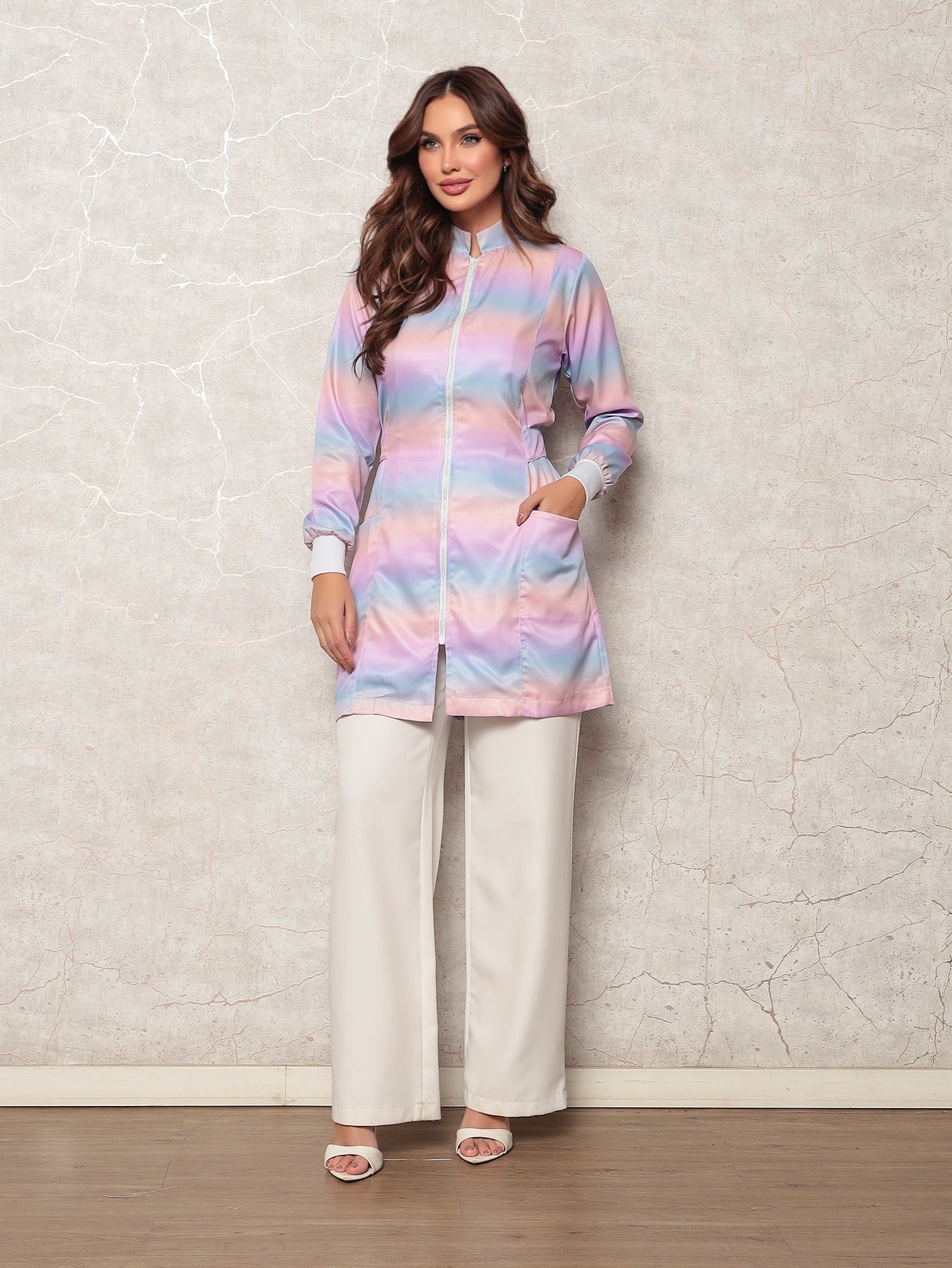 Jaleco Coral Tye Die