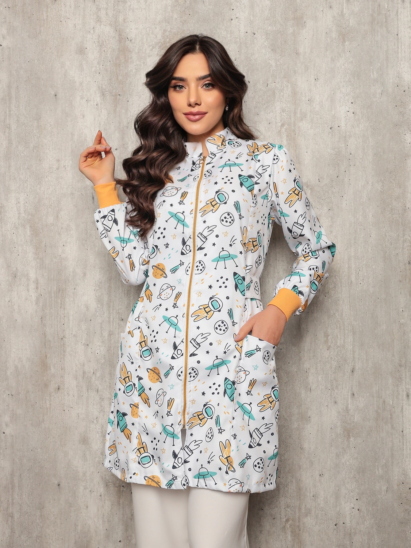 Jaleco Espaço Sideral