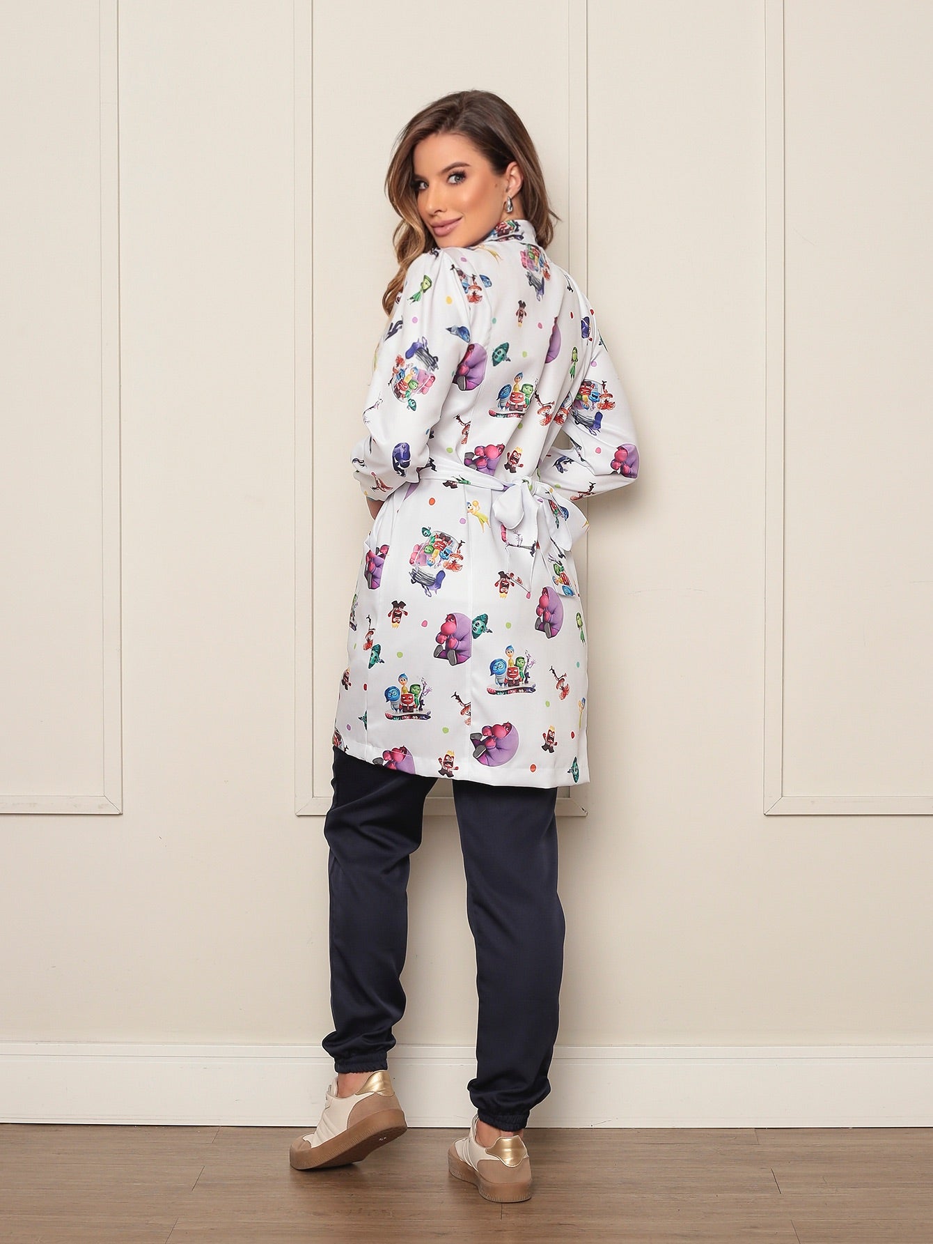 Jaleco Divertidamente Fundo Branco